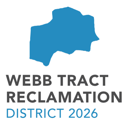 Webb Tract Reclamation District 2026  logo.